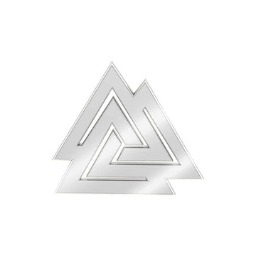 The Viking Valknut Sterling Silver Pendant TPD1071 - Jewelry